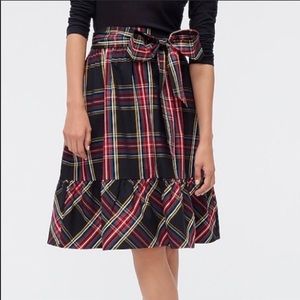 Jcrew 20w NWT plaid holiday skirt